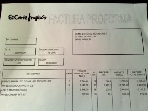 Qué es una factura proforma